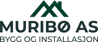 Muribø AS Bygg og Installasjon logo i grønn og grå